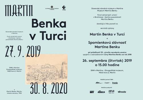 Plagát Martin Benka v Turci