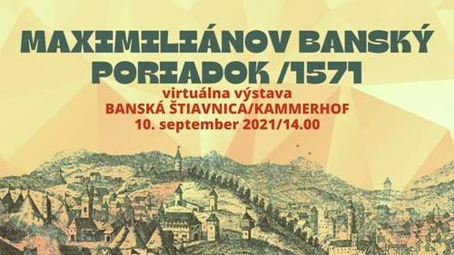 Plagát Maximiliánov banský poriadok