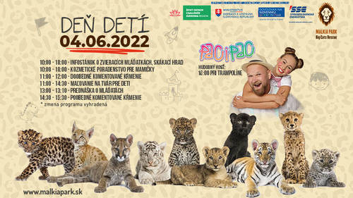 Plagát MDD v Malkia Parku 04. 6. 2022