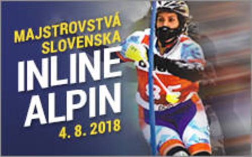 Plagát Medzinárodné majstrovstvá Slovenska v slalome na kolieskových korčuliach