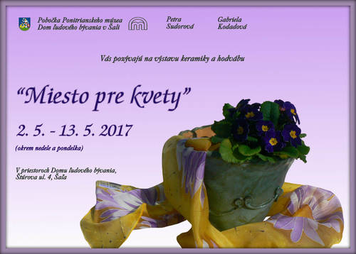 Plagát Miesto pre kvety