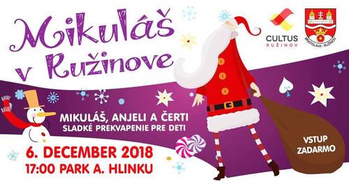 Plagát Mikuláš v Ružinove 2018