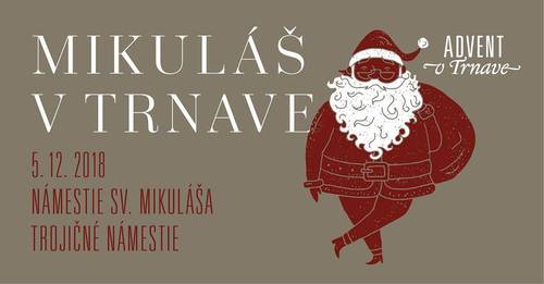 Plagát Mikuláš v Trnave 2018
