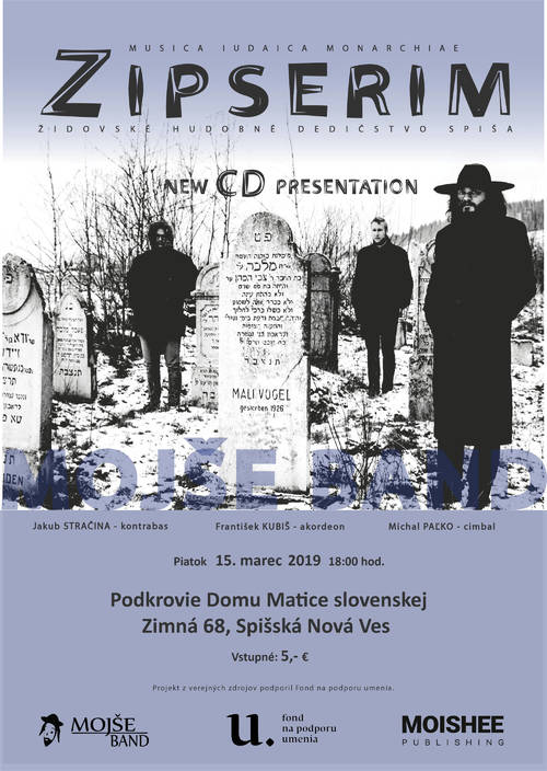 Plagát Mojše band - koncert a prezentácia nového CD