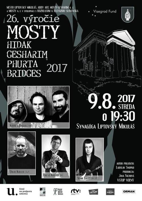 Plagát Mosty GESHARIM 2017