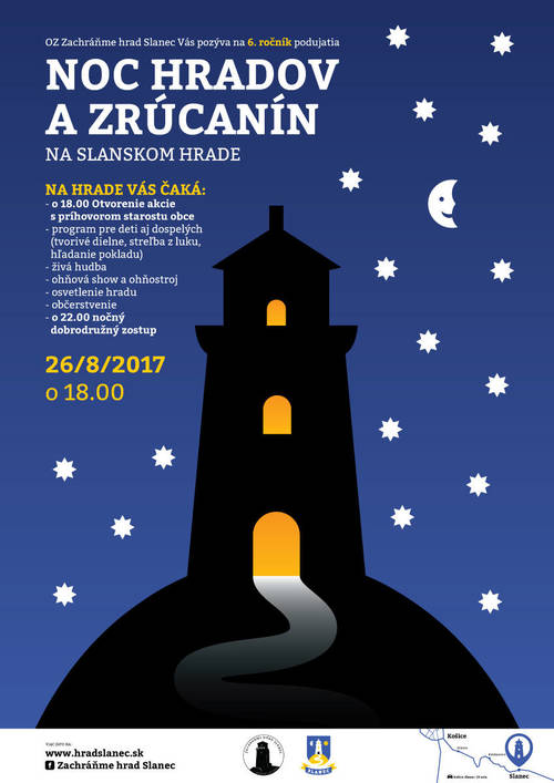 Plagát Noc hradov a zrúcanín