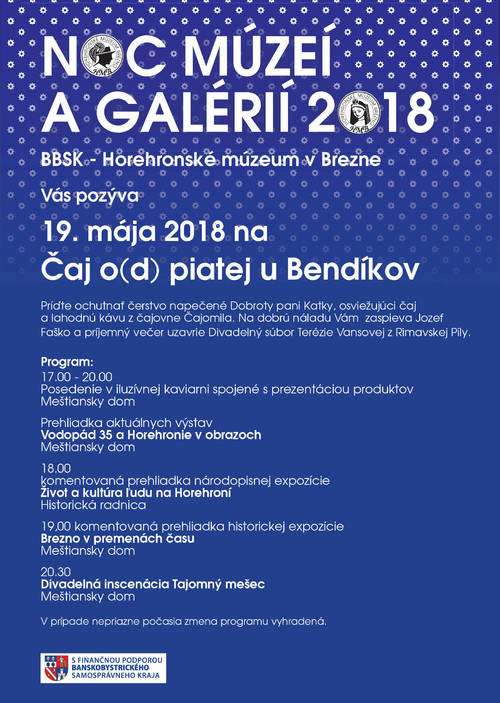 Plagát Noc múzeí a galérií