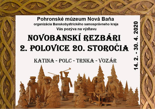 Plagát Novobanskí rezbári druhej polovice 20. storočia