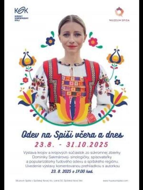 Plagát Odev na Spiši včera a dnes