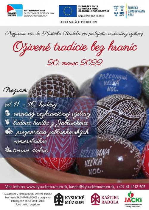 Plagát Oživené tradície bez hraníc