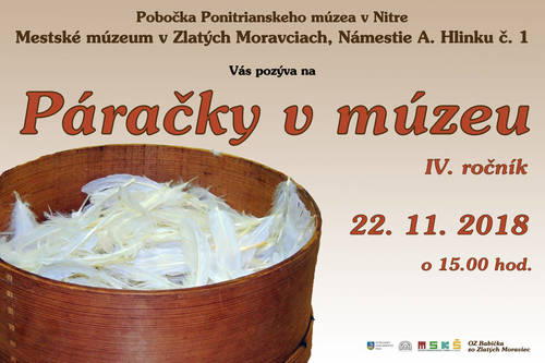 Plagát Páračky v múzeu IV. ročník