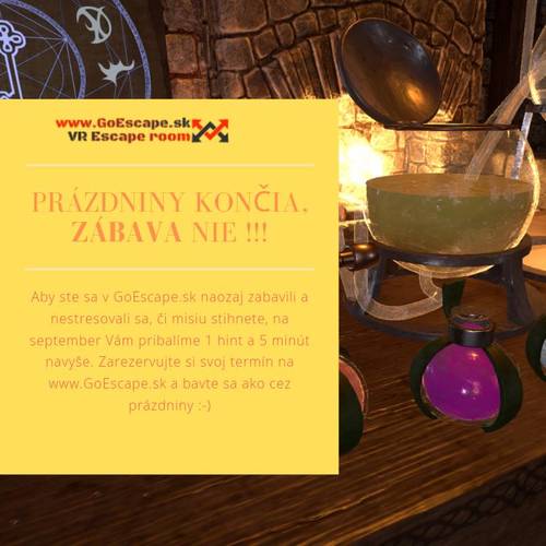 Plagát Prázdniny skončili, zábava NIE :-)
