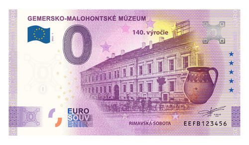 Plagát Predaj 0 EUR bankovky