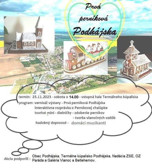 Plagát Prvá perníková Podhájska