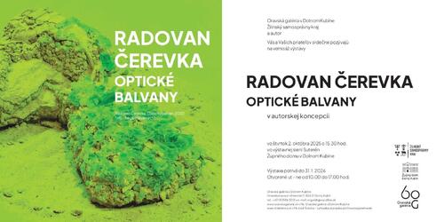 Plagát Radovan Čerevka: Optické balvany