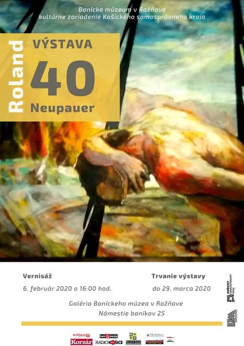 Plagát Roland Neupauer - Výstava 40