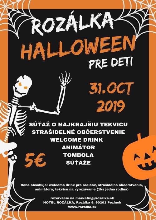 Plagát Rozálka Halloween 2019