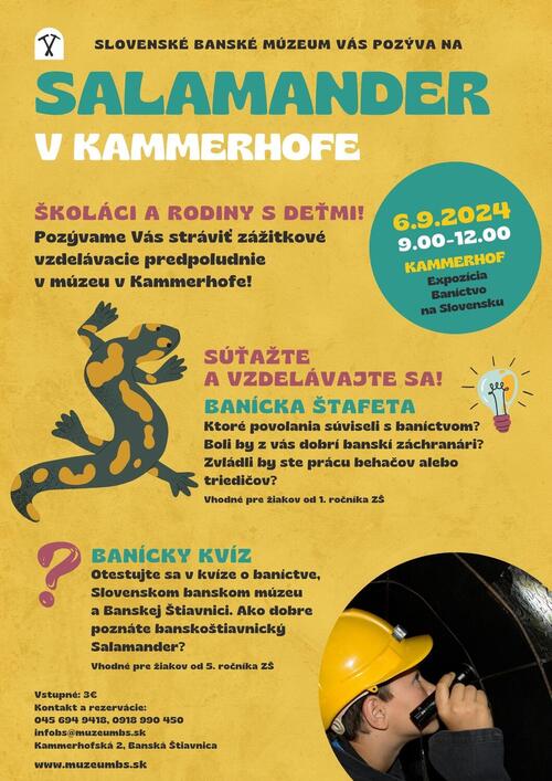 Plagát Salamander v Kammerhofe