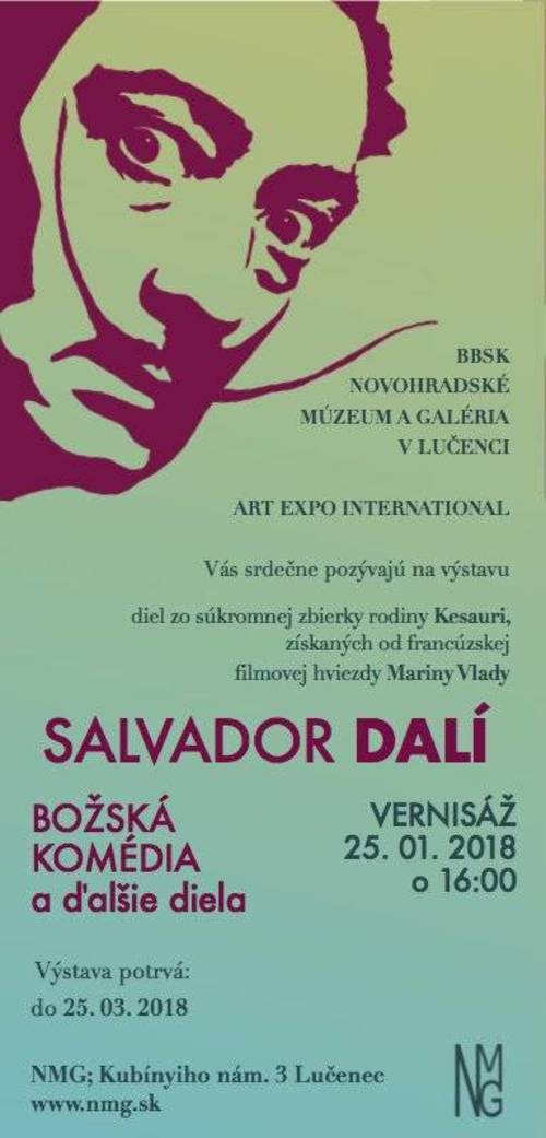 Plagát Salvador Dalí - Božská komédia a ďalšie diela