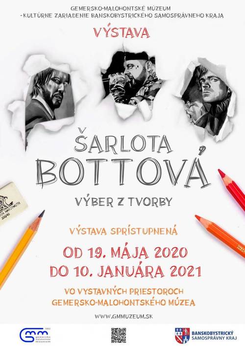 Plagát Šarlota Bottová. Výber z tvorby