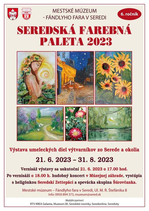 Plagát Seredská farebná paleta 2023