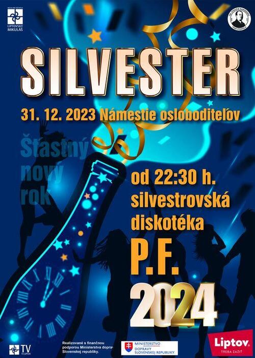 Plagát Silvester 2023 v L.Mikuláši