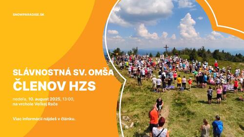 Plagát Slávnostná svätá omša členov HZS