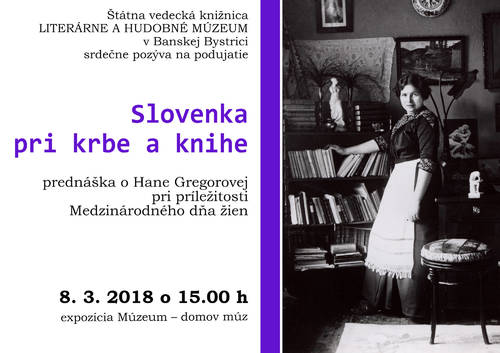 Plagát Slovenka pri krbe a knihe