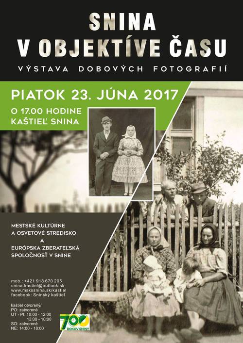 Plagát Snina v objektíve času