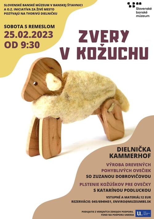 Plagát Sobota s remeslom - Zvery v kožuchu