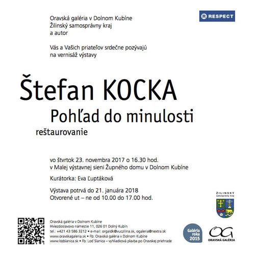 Plagát Štefan Kocka - Pohľad do minulosti