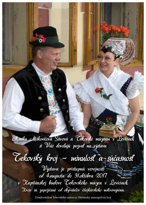 Plagát Tekovský kroj - minulosť a súčasnosť