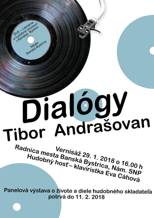 Plagát Tibor Andrašovan - Dialógy