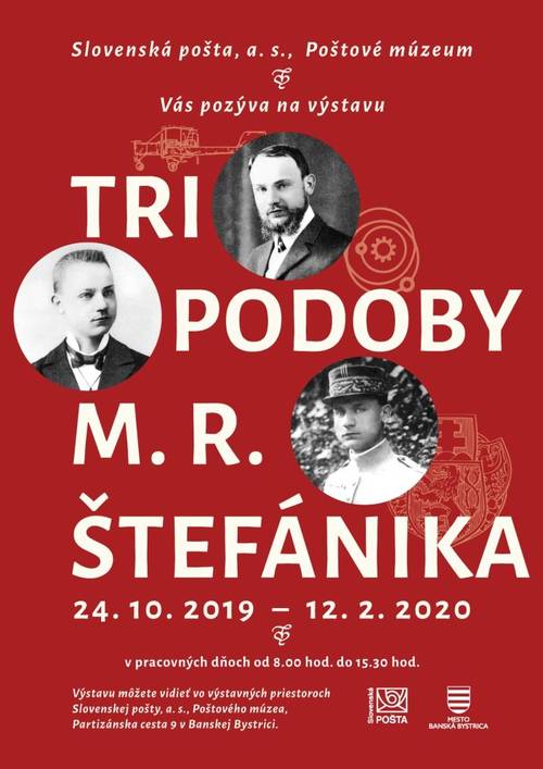 Plagát Tri podoby M. R. Štefánika