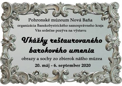 Plagát Ukážky reštaurovaného barokového umenia