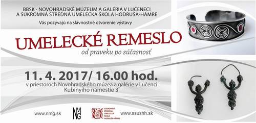 Plagát Umelecké remeslo od praveku po súčasnosť