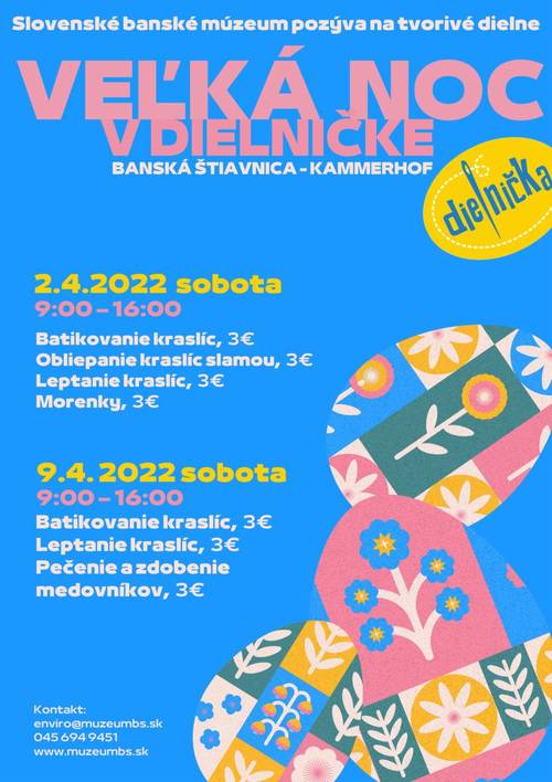 Plagát VEĽKÁ NOC v Dielničke