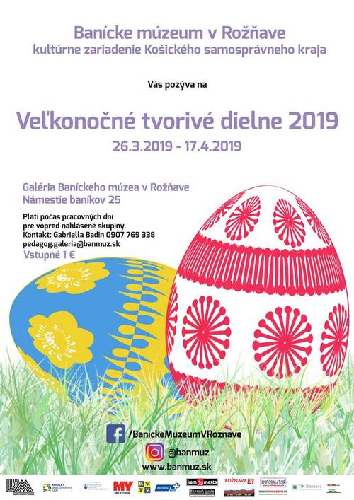 Plagát Veľkonočné tvorivé dielne 2019