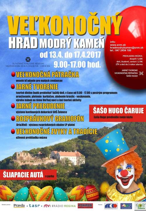 Plagát Veľkonočný hrad Modrý Kameň