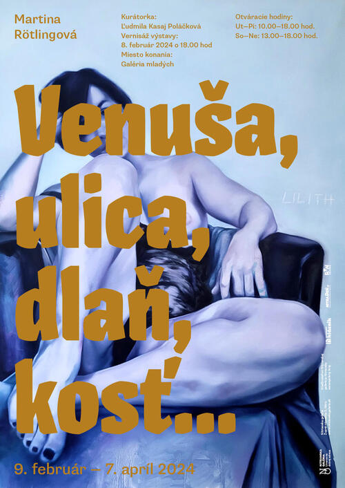 Plagát Venuša, ulica, dlaň, kosť...
