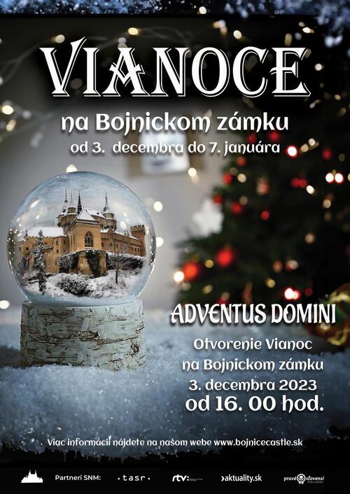 Plagát Vianoce na Bojnickom zámku