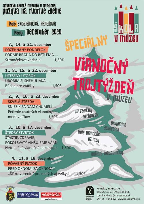 Plagát Vianočný trojtýždeň v Ekodielničke