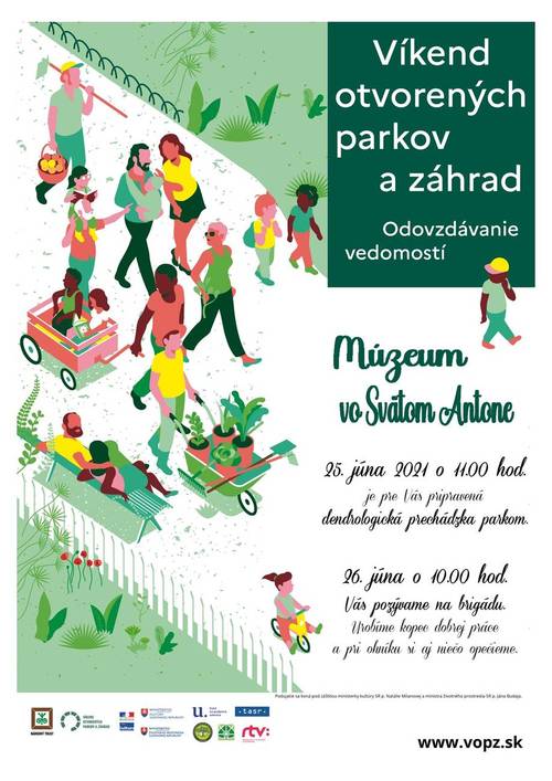 Plagát Víkend otvorených parkov a záhrad
