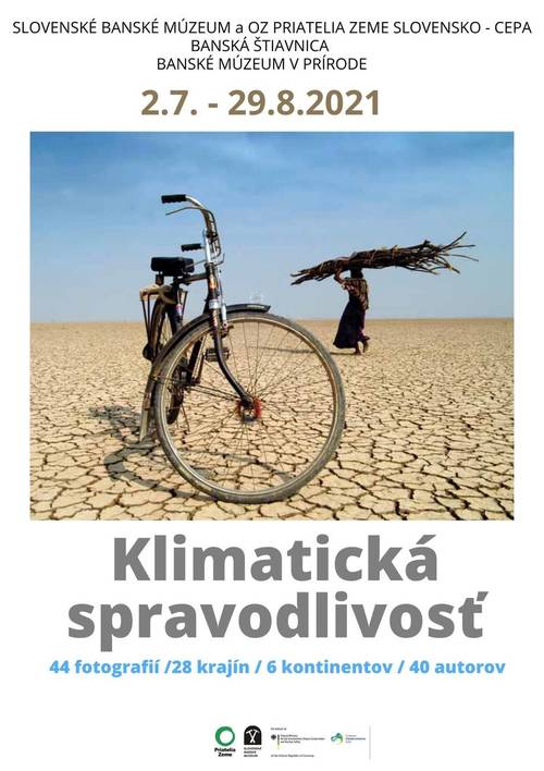 Plagát Výstava KLIMATICKÁ SPRAVODLIVOSŤ