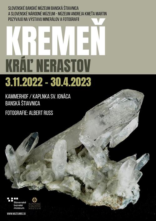 Plagát Výstava Kremeň - Kráľ nerastov
