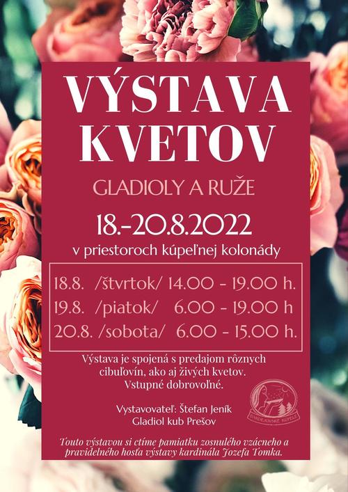 Plagát Výstava kvetov