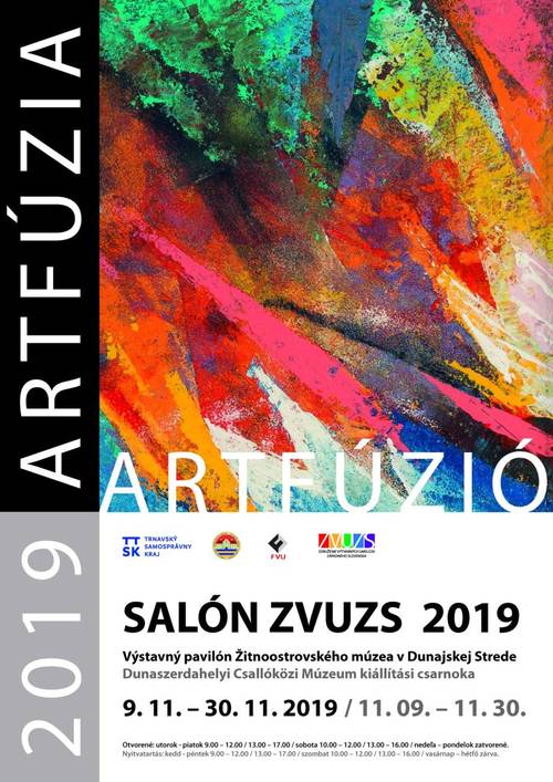 Plagát Výstava SALÓN ZVUZS 2019 - ARTFÚZIA