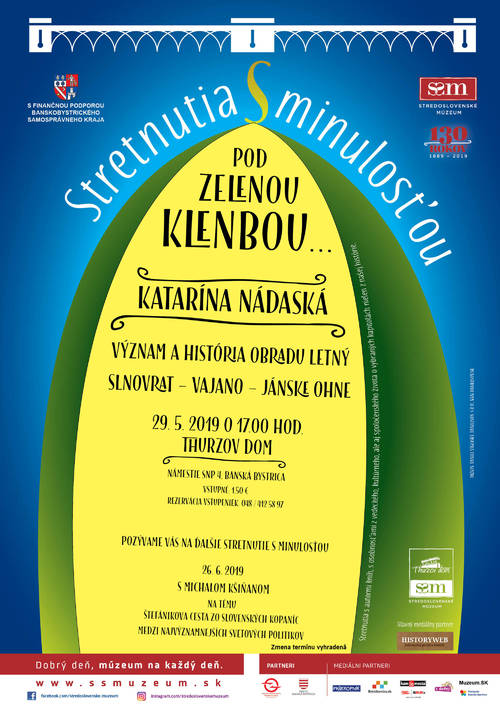 Plagát Význam a história obradu Letný slnovrat – Vajano – Jánske ohne