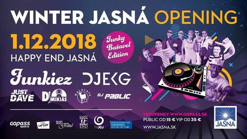 Plagát Winter Jasná Opening 2018