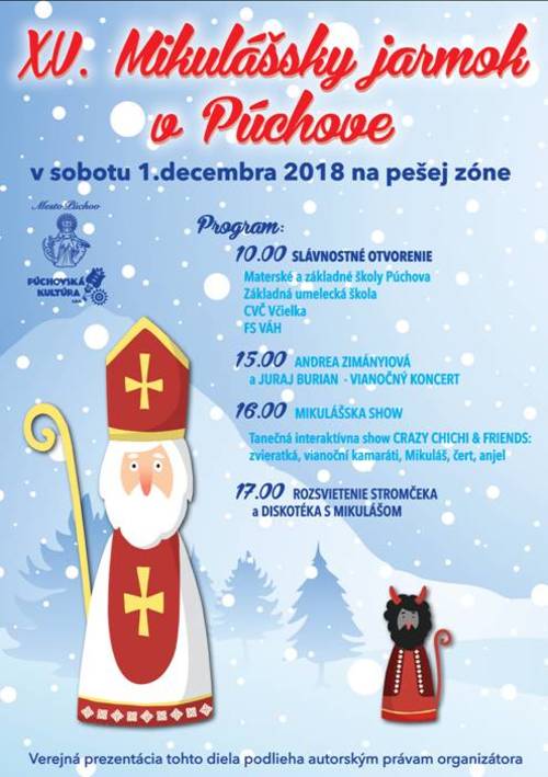 Plagát XV. Mikulášsky jarmok v Púchove